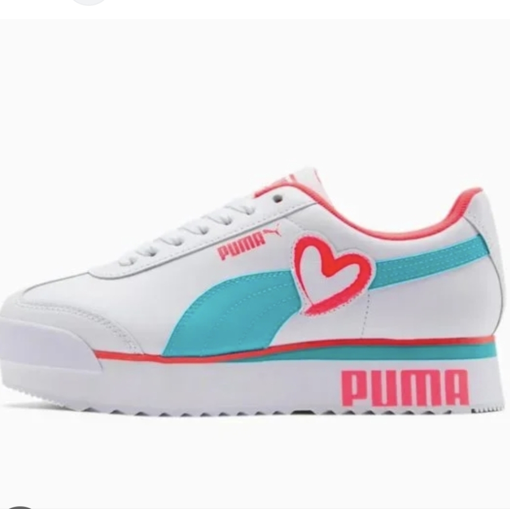 Puma Heart Design Platform Sneakers